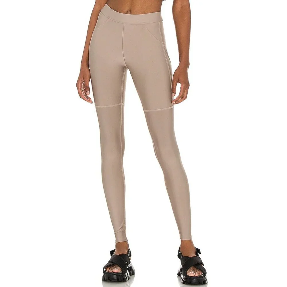 Alo Yoga High Waist 4 Pocket Utility Tan Legging-sz Small